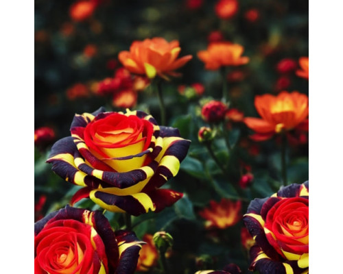 Роза Жар-Птица  Роза Жар-Птица